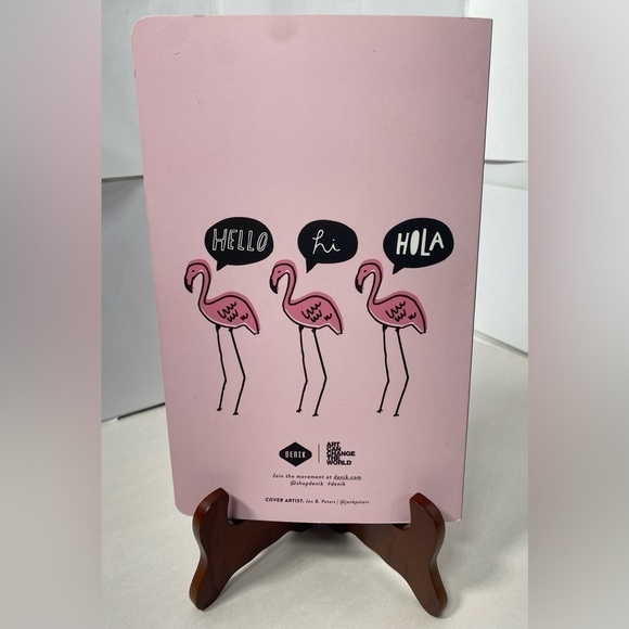 Denik Art Can Change The World: Jen B. Peters Pink Flamingo Journal - Picture 2 of 7
